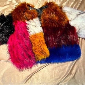 Akira mix fur jacket